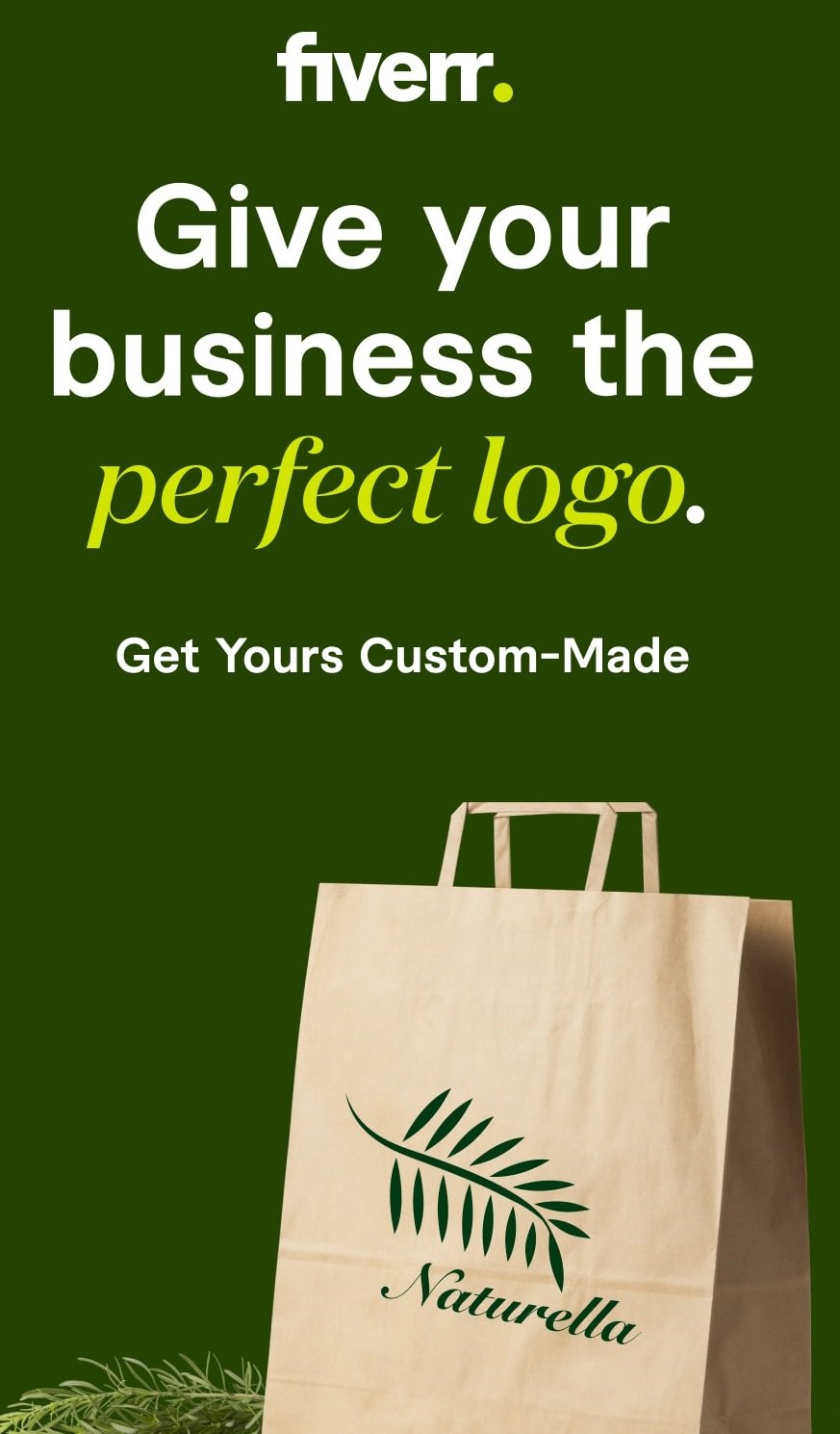 Fiverr Logo Ad